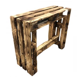 Brückentisch Palette geflammt