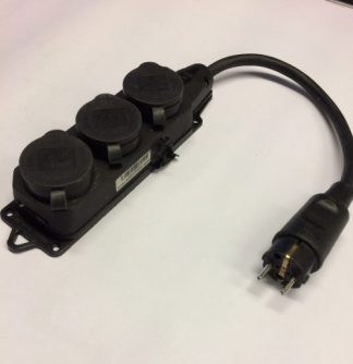 Schuko Dreifachverteiler Outdoor