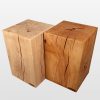 Hocker Holzblock Buche 30x45x30cm – Bild 3