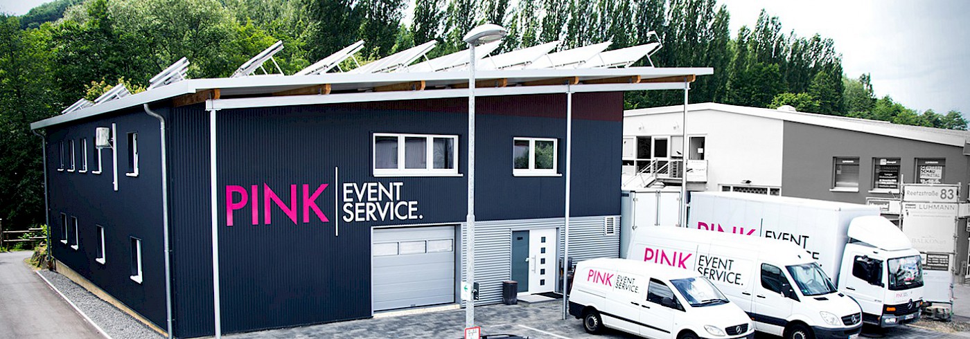 PINK Event Service mit Sitz in Karslruhe und Frankfurt.
