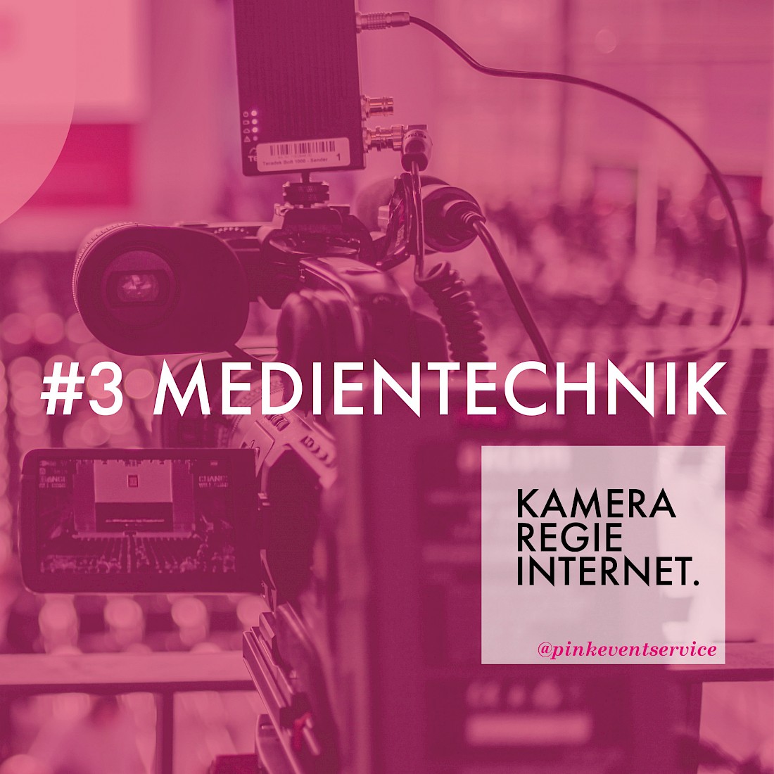 7 Tipps für professionelle Livestreamings von Digital-Live-Events und Onlinekongressen von PINK Event Service aus Karlsruhe und Frankfurt